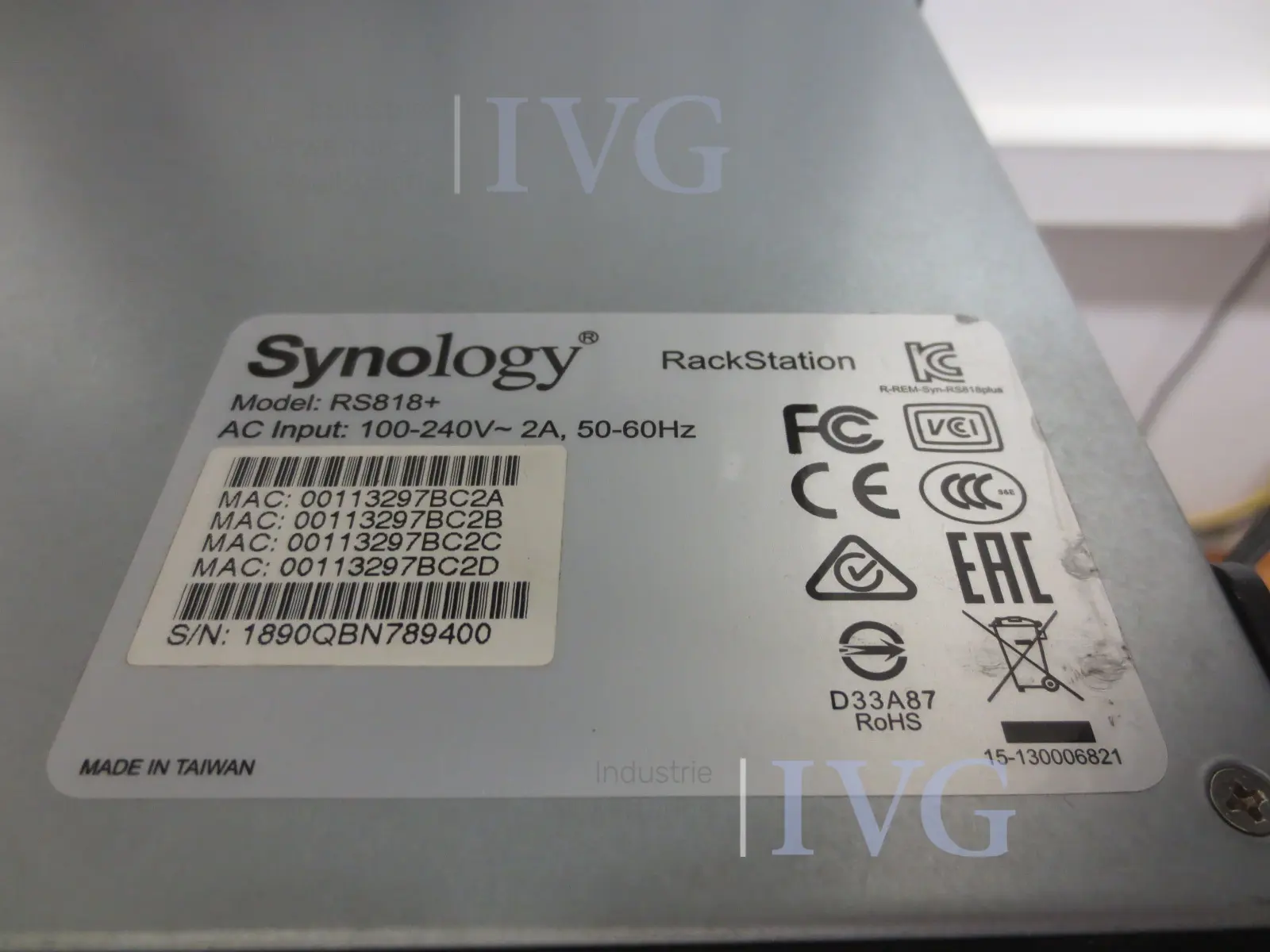 NAS-Server SYNOLOGY RS818+